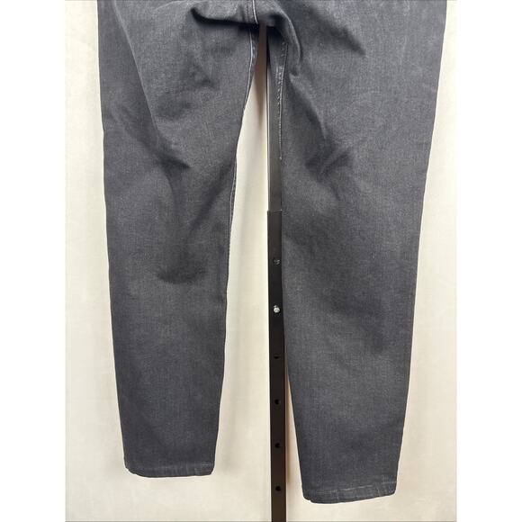 Lafayette 148 Mercer Skinny Jeans Women's 31 Washed Onyx Black Stretch Ankle - Picture 9 of 13